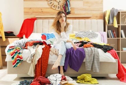 Bedroom clutter