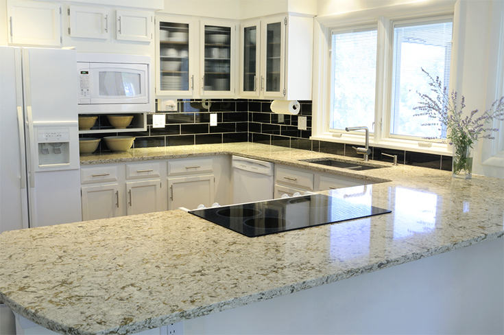 Marble Countertop in the Kitchen